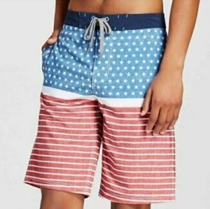 Massimo Supply Co Patriotic Board Shorts Men Sz 34